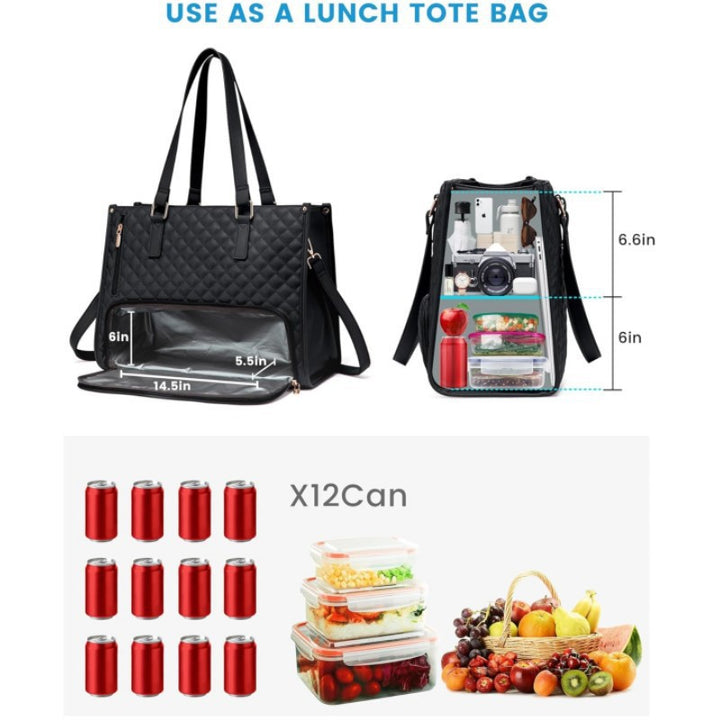 Insulated Multi-Functional Lunch Tote Kalsten