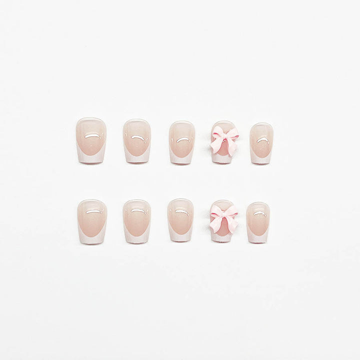 Decorative Bow Acrylic Nail Enhancements Kalsten