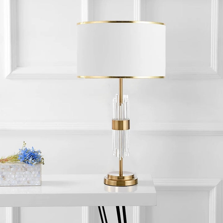 Contemporary Crystal Table Lamp
