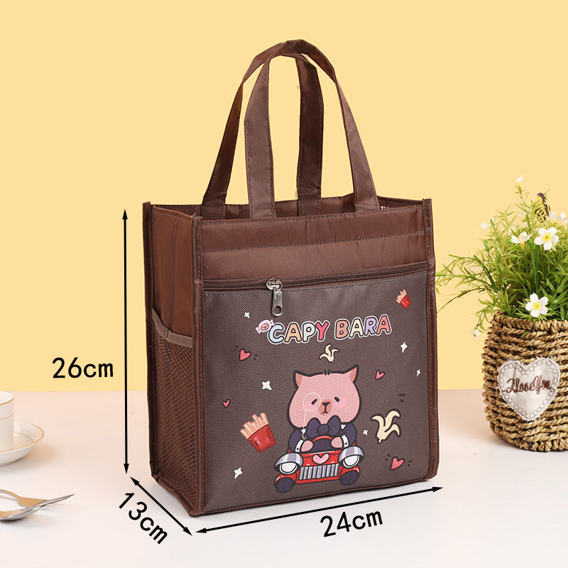 Insulated Bear-Themed Lunch Tote Kalsten