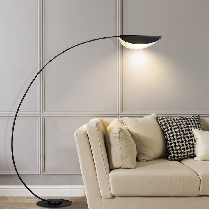 Modern Arc LED Floor Lamp with Adjustable Brightness
