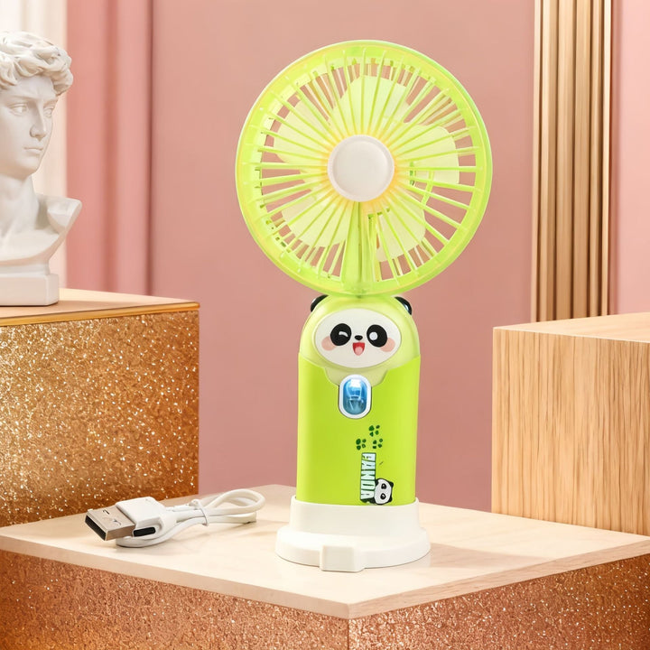 Women's Portable Hand Fan with Cute Rabbit Design Kalsten