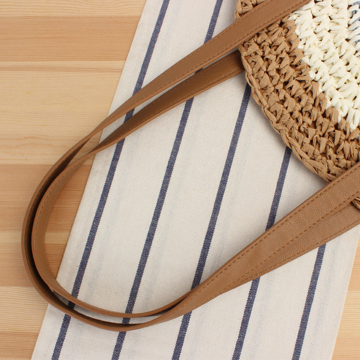 Round straw bag Kalsten