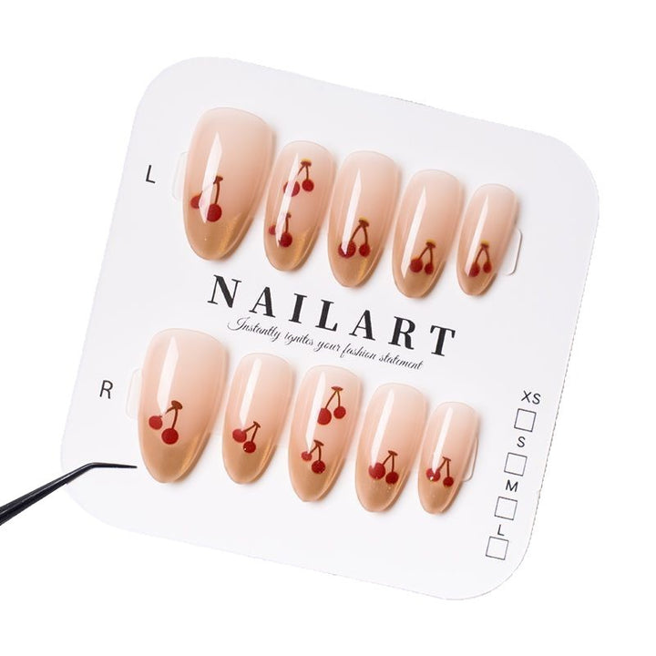 Premium Cherry Blossom Press-On Nail Set Kalsten