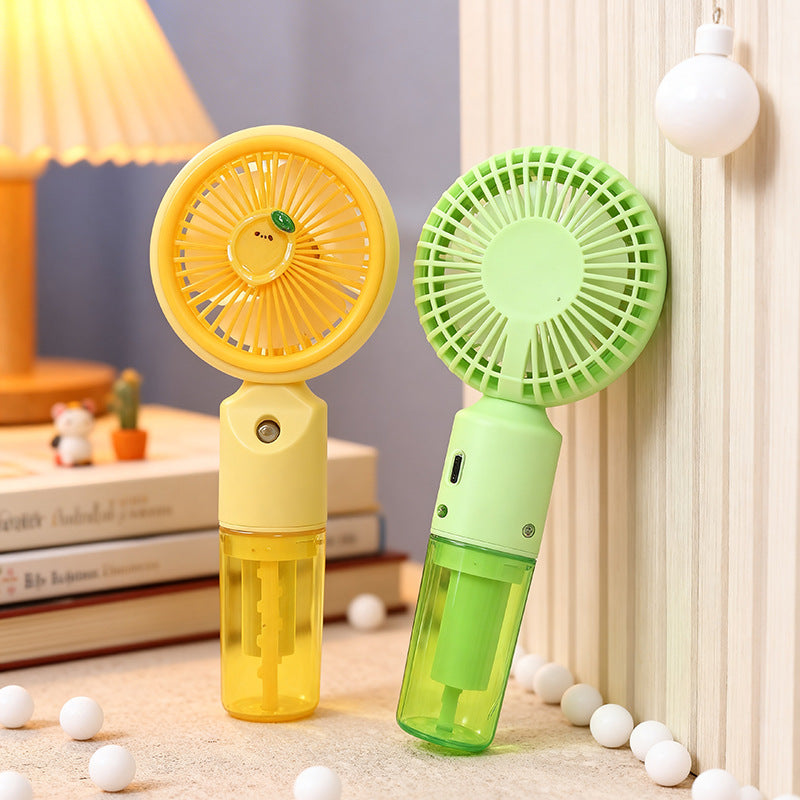 Ladies portable mini fan with integrated spray function Kalsten