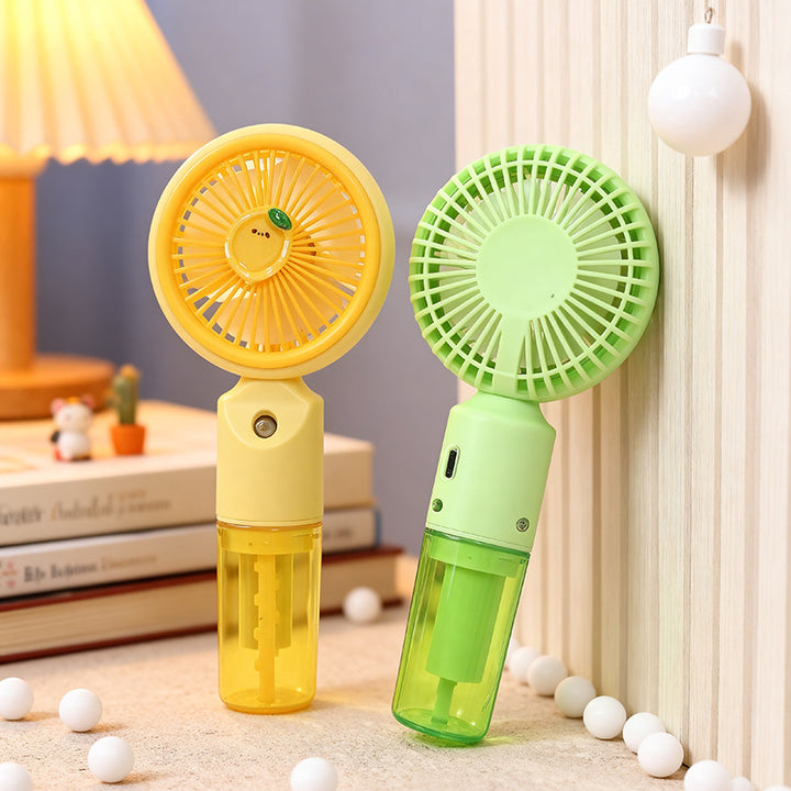 Ladies portable mini fan with integrated spray function Kalsten
