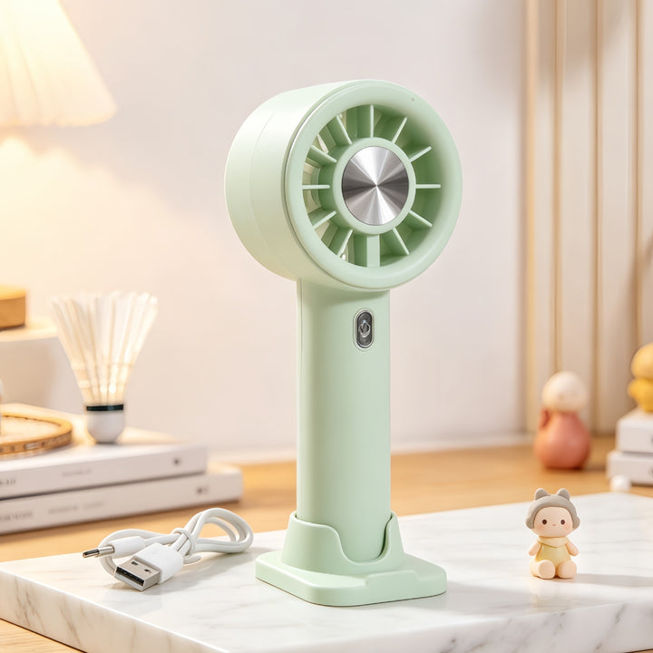 Women portable hand fan with variable speed control Kalsten