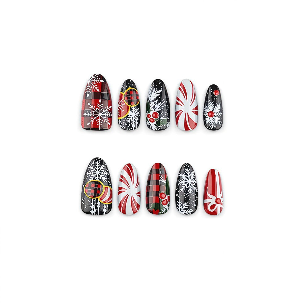 Christmas Art Nails in Festive Design Kalsten