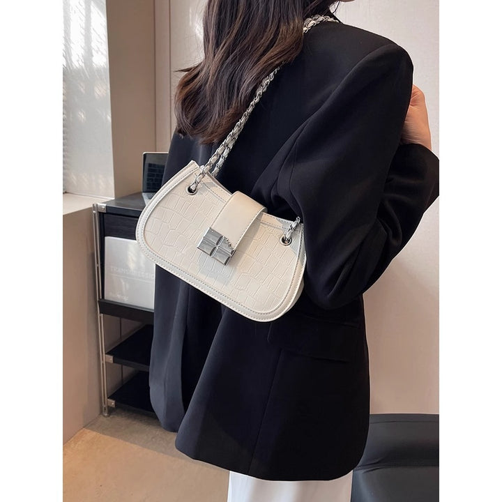 Crocodile-Embossed Evening Handbag Kalsten