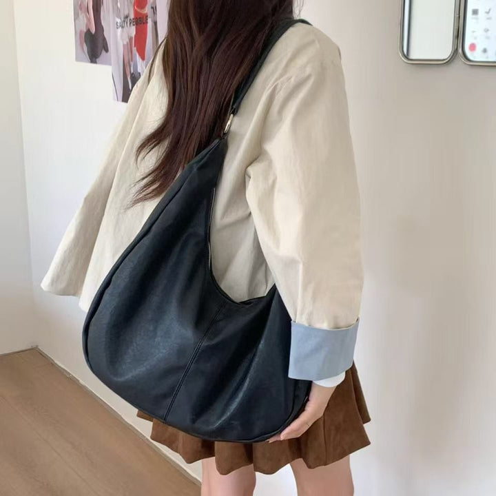 Casual Suede Shoulder Bag