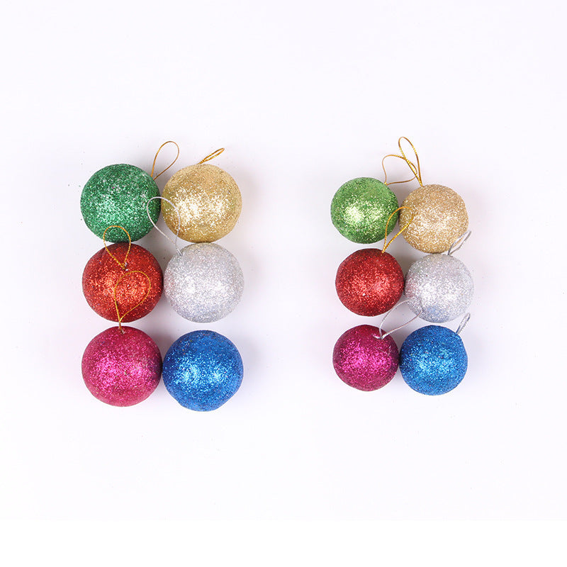 Shiny Glitter Christmas Baubles Kalsten