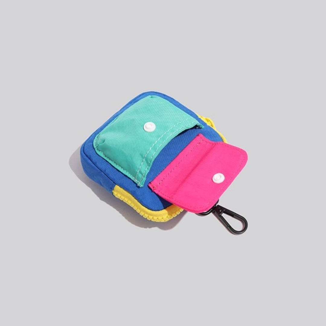 Color-Block Mini Storage Pouch Kalsten