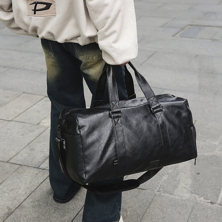 Multifunctional Sports and Travel Bag Made of Durable Synthetic Leather Kalsten
