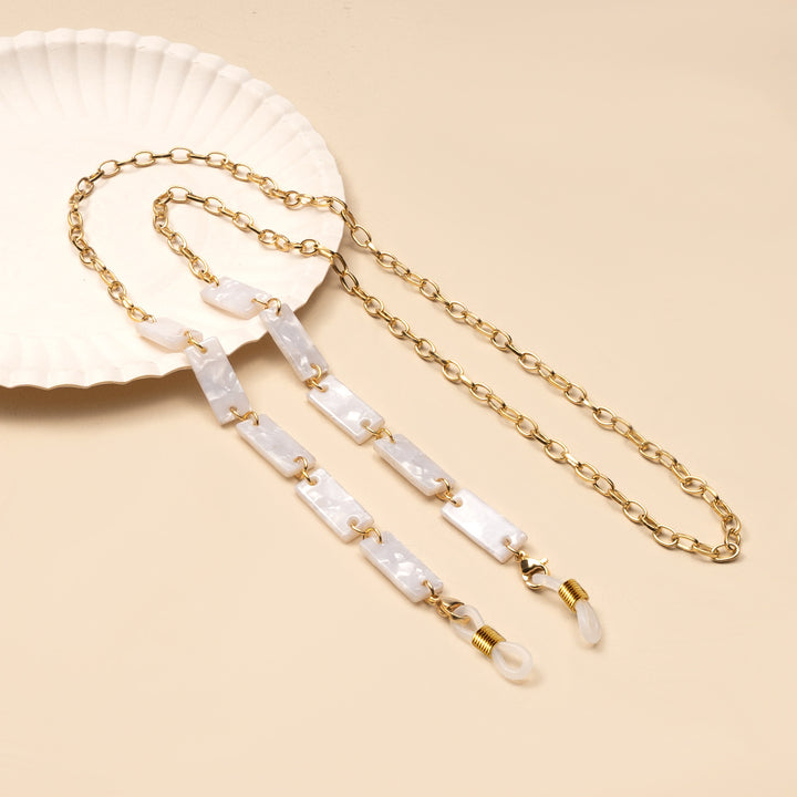 Chunky Abstract Pattern Eyewear Chain kalsten