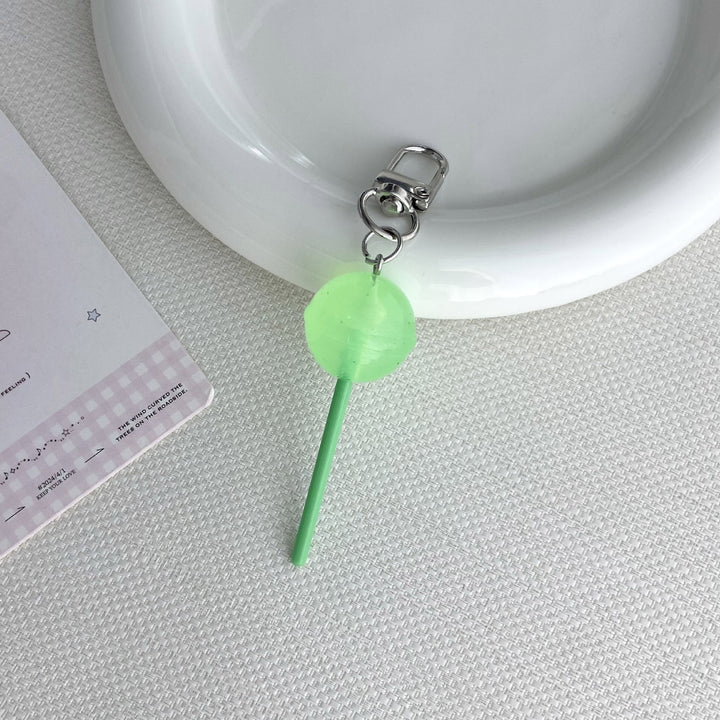 Lollipop-Inspired Charm Keychain Kalsten