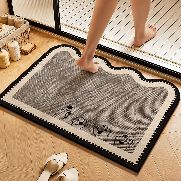 WoCute Cartoon Bath Mat Kalsten