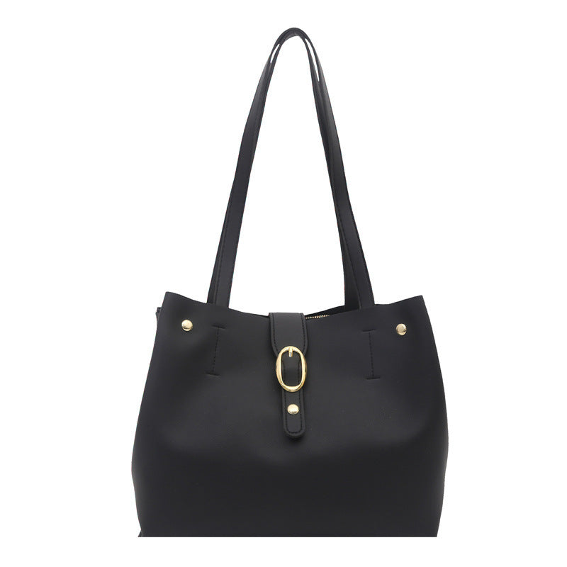 Structured Leather Tote Bag Kalsten