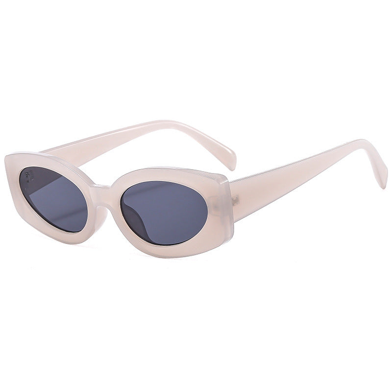 Ladies trendy sunglasses with unique, curved frame Kalsten