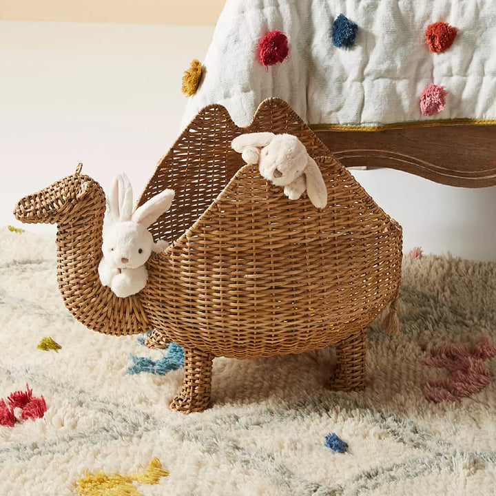 Playful storage basket in the shape of a turtle Kalsten