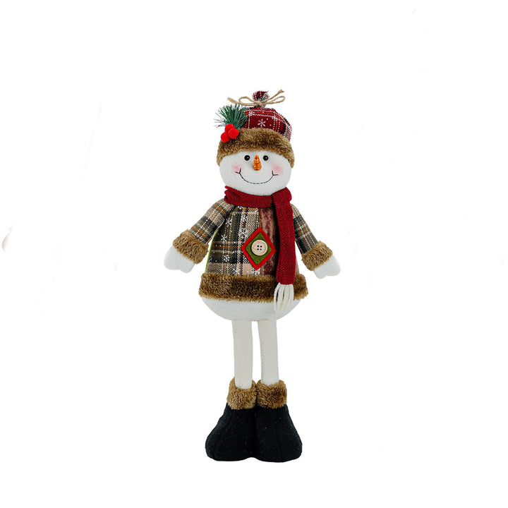 Decorative snowman figure in festive design