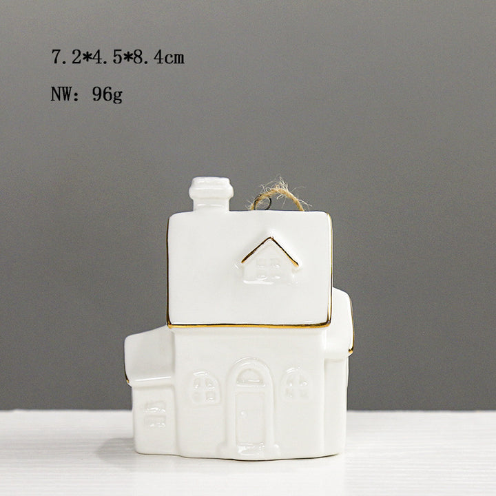 Decorative House-Shaped Ceramic Kalsten