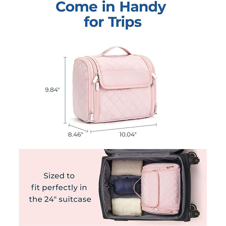 Cosmetic Organizer Bag with Customizable Compartment System Kalsten