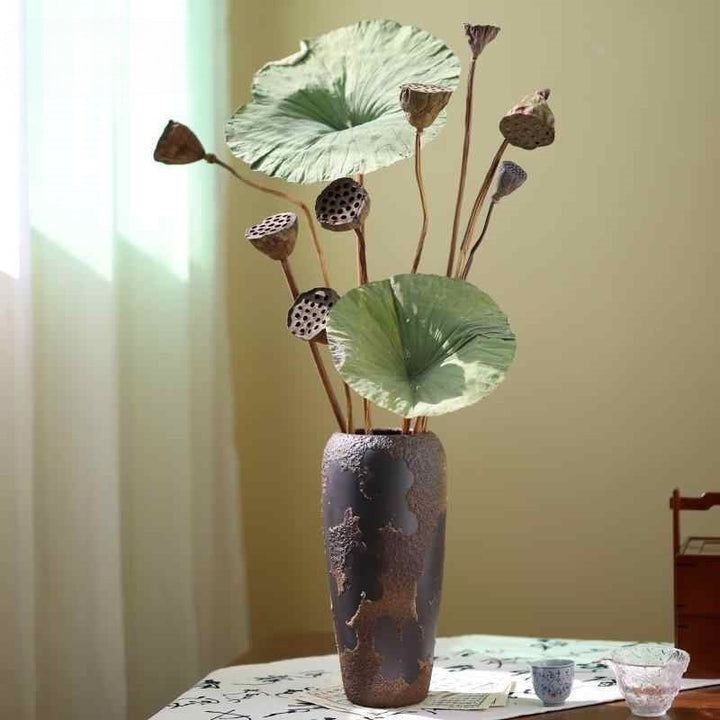 Decorative Faux Lotus Flower Arrangement