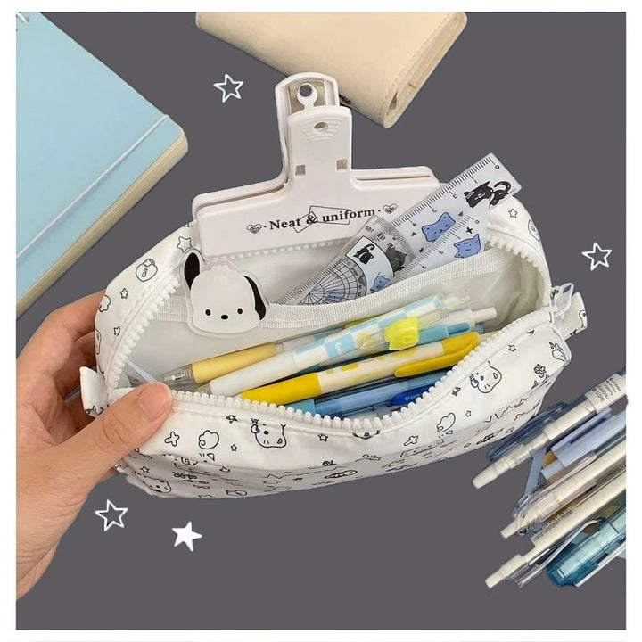 Cute Illustrated Storage Pouch