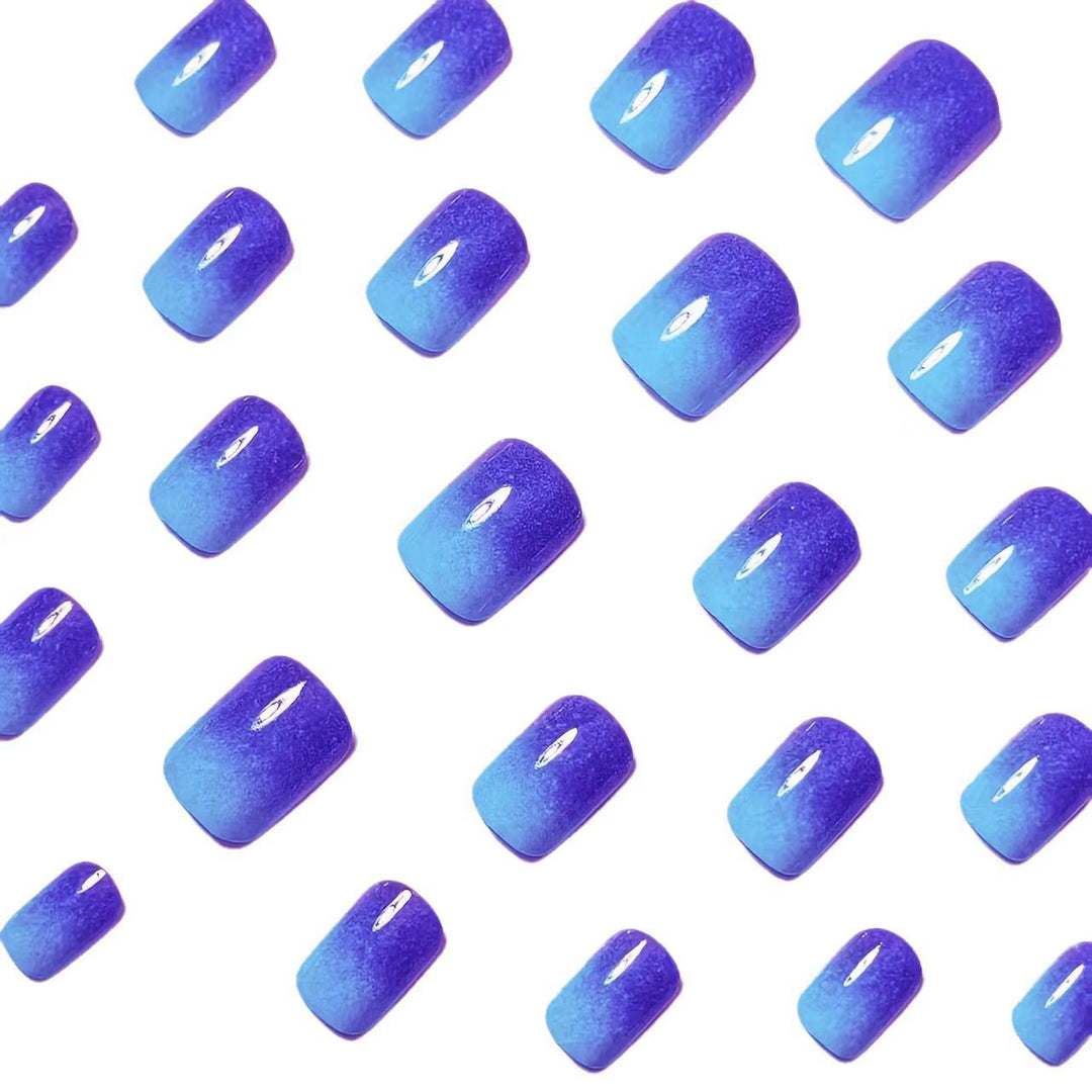 Gradient Sparkle Nail Art Kalsten