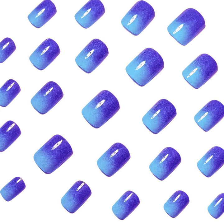Gradient Sparkle Nail Art Kalsten