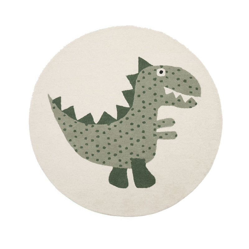 Playful Pirate-Themed Round Area Rug