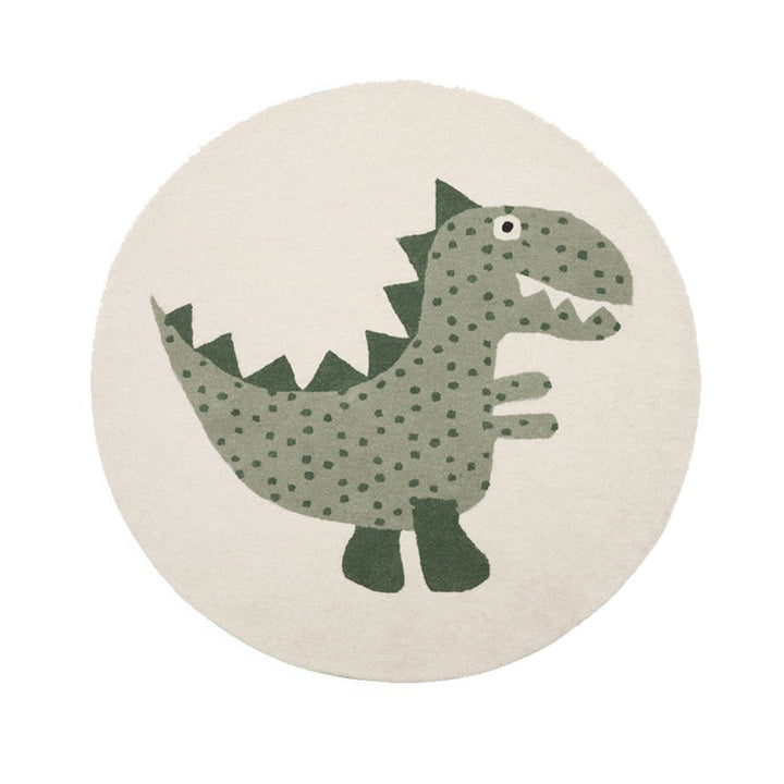 Playful Pirate-Themed Round Area Rug
