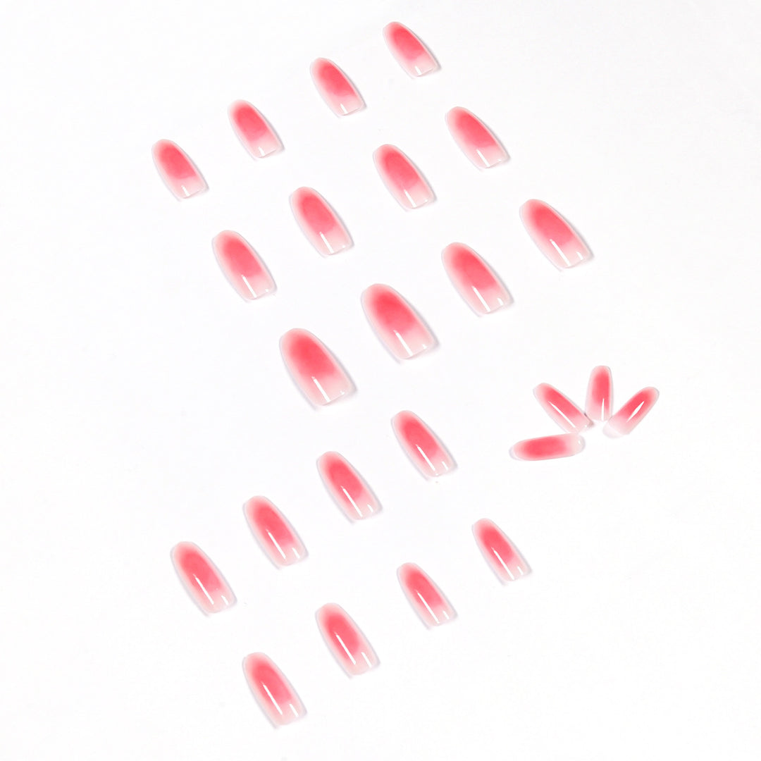 Artful Nail Extensions in Elegant Ombre Design Kalsten