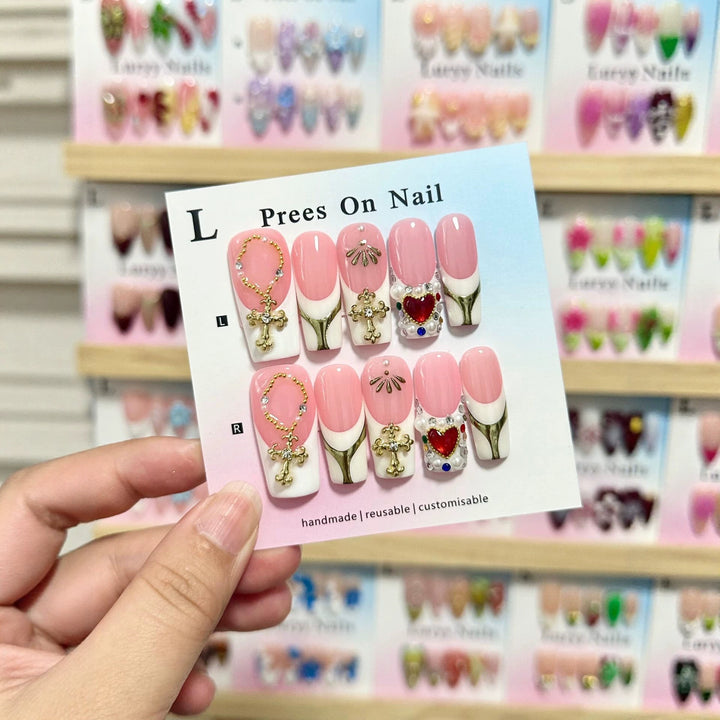 Custom Artisanal Press-On Nail Set