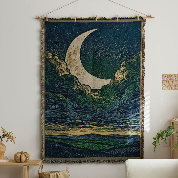 Artistic Woven Tapestry Throw