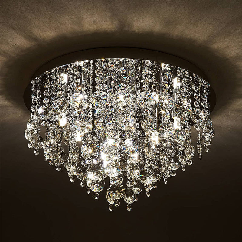 Crystal Droplet Ceiling Fixture