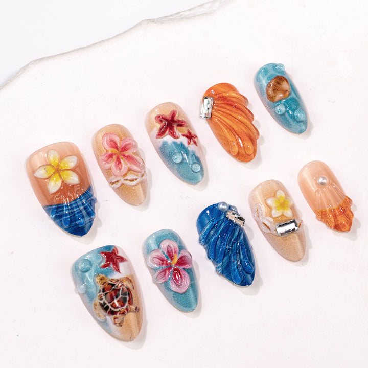 Tropical Paradise Nail Art Kit