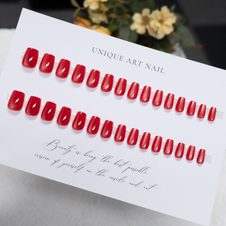 Glossy Acrylic Press-On Nail Set