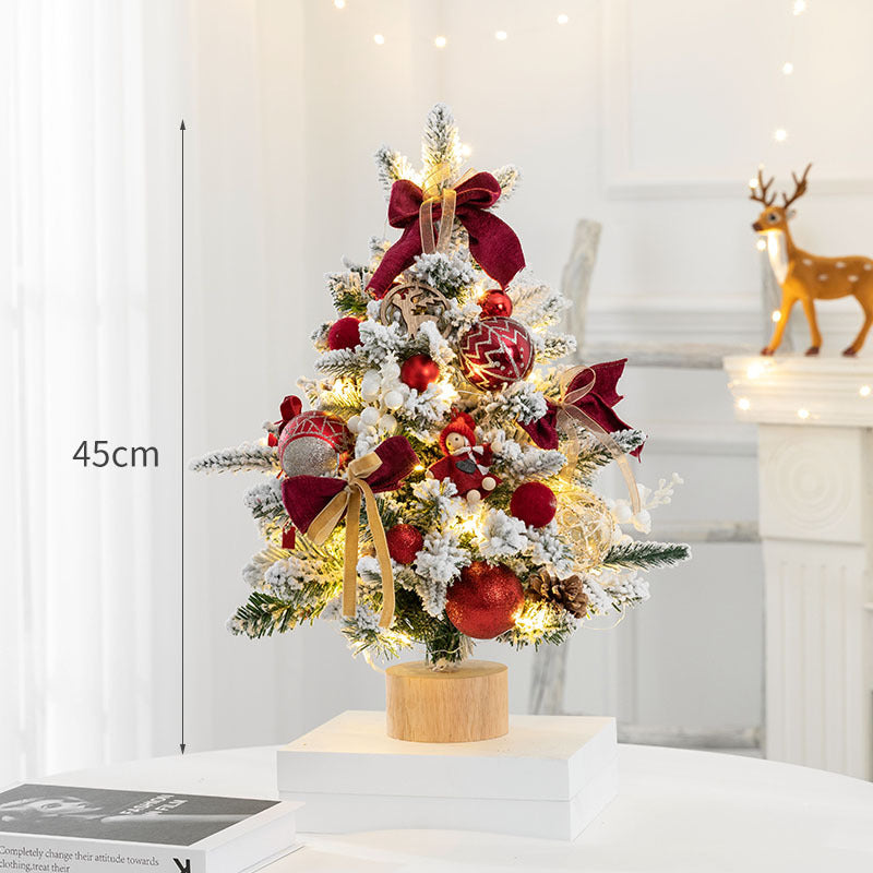 Decorative Mini Christmas Tree with LED Lights