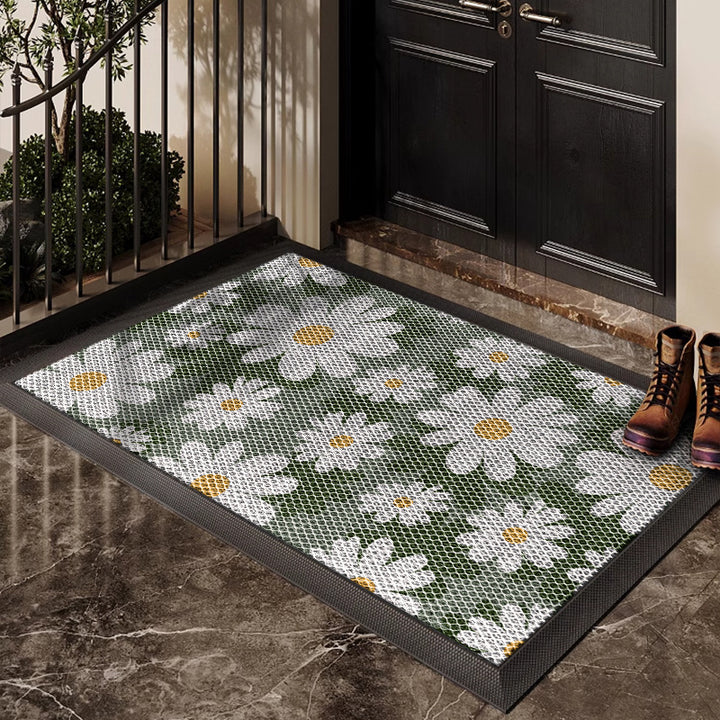 Decorative Stone Pattern Welcome Mat