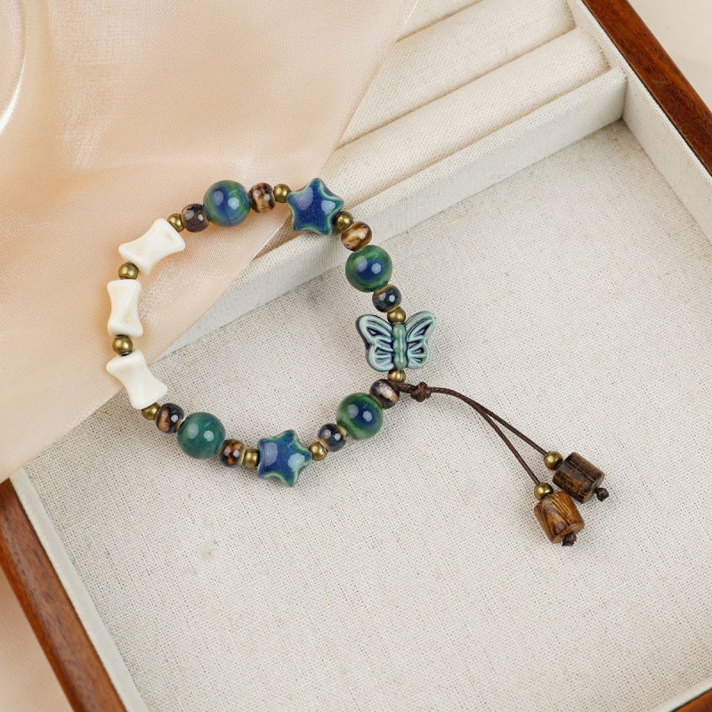Heart-Shaped Beaded Bracelet Kalsten