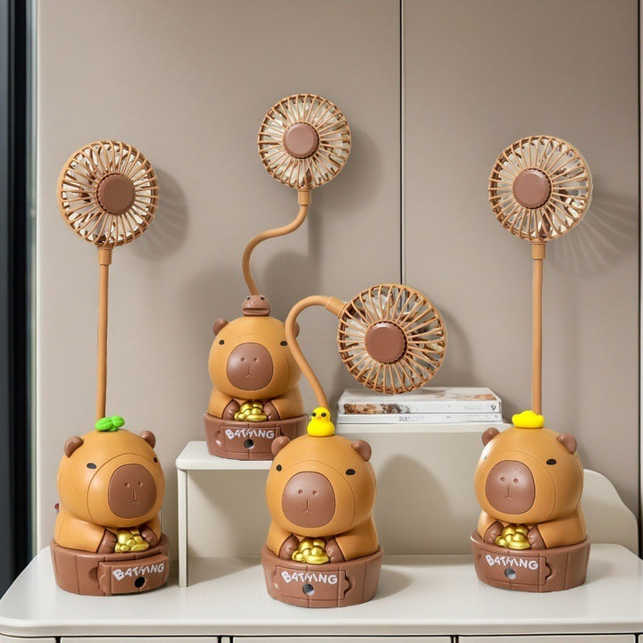 Ladies portable table fan with cute bear motif Kalsten