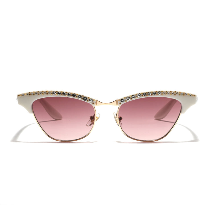 Women's Cat Eye Glasses with Elegant Glitter Details Kalsten