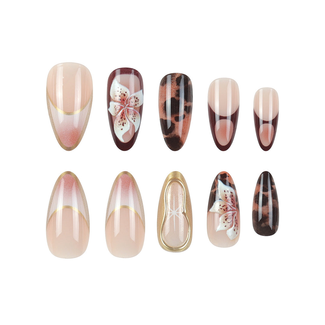 Elegant Artistic Stiletto Nail Art Kalsten