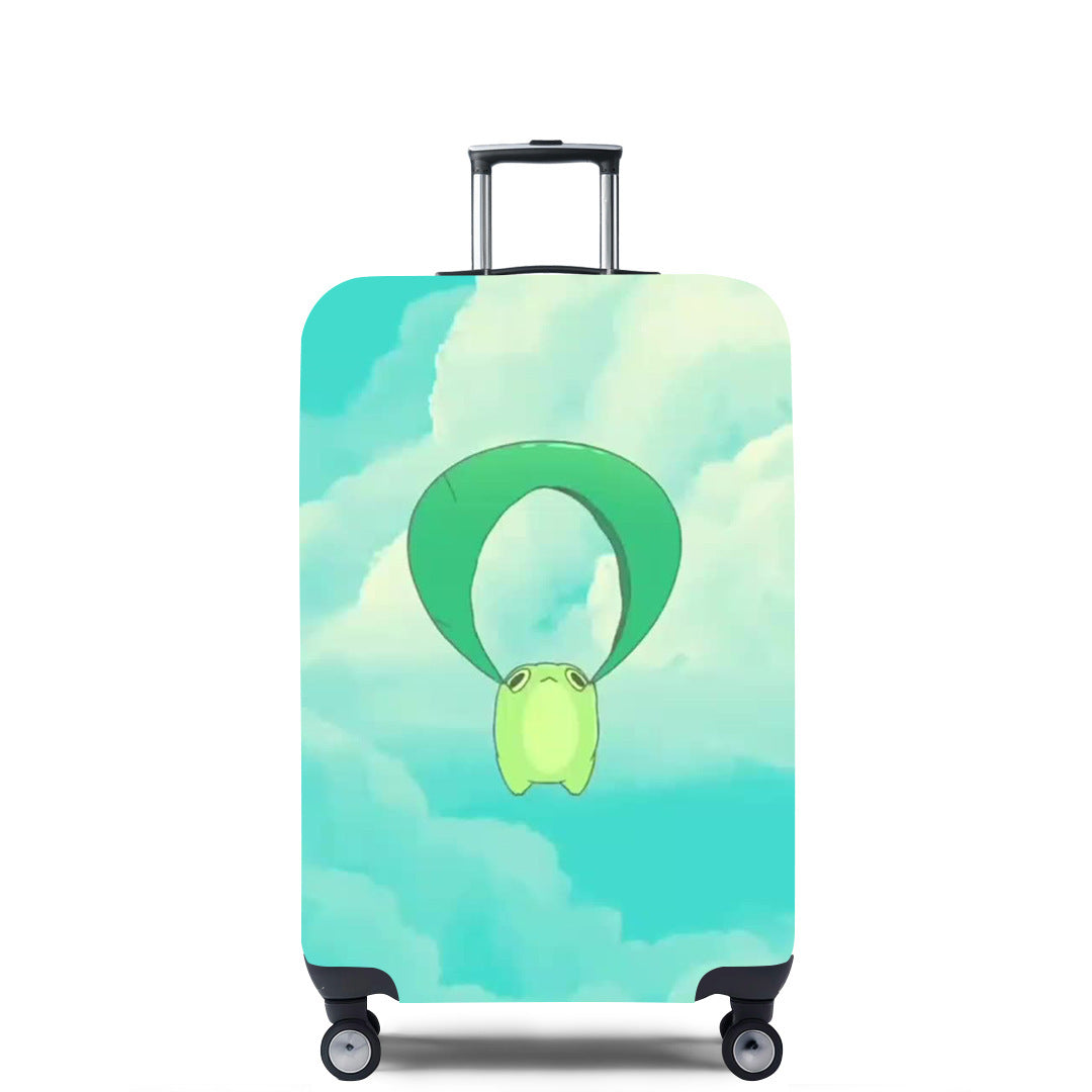 Unisex Hard Shell Suitcase with Creative Travel Motif Kalsten