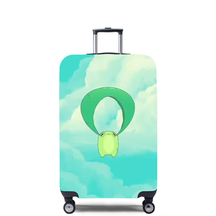 Unisex Hard Shell Suitcase with Creative Travel Motif Kalsten
