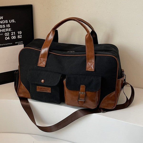 Functional Canvas Weekender Duffel Bag