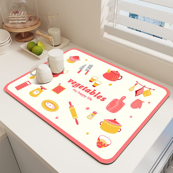 Dessert-Themed Kitchen Mat Kalsten