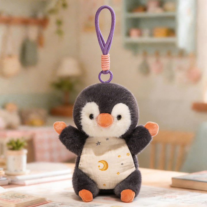 Plush Woodland Puppy Bag Charm with Elastic Loop and Soft Fabric Bodysuit Kalsten