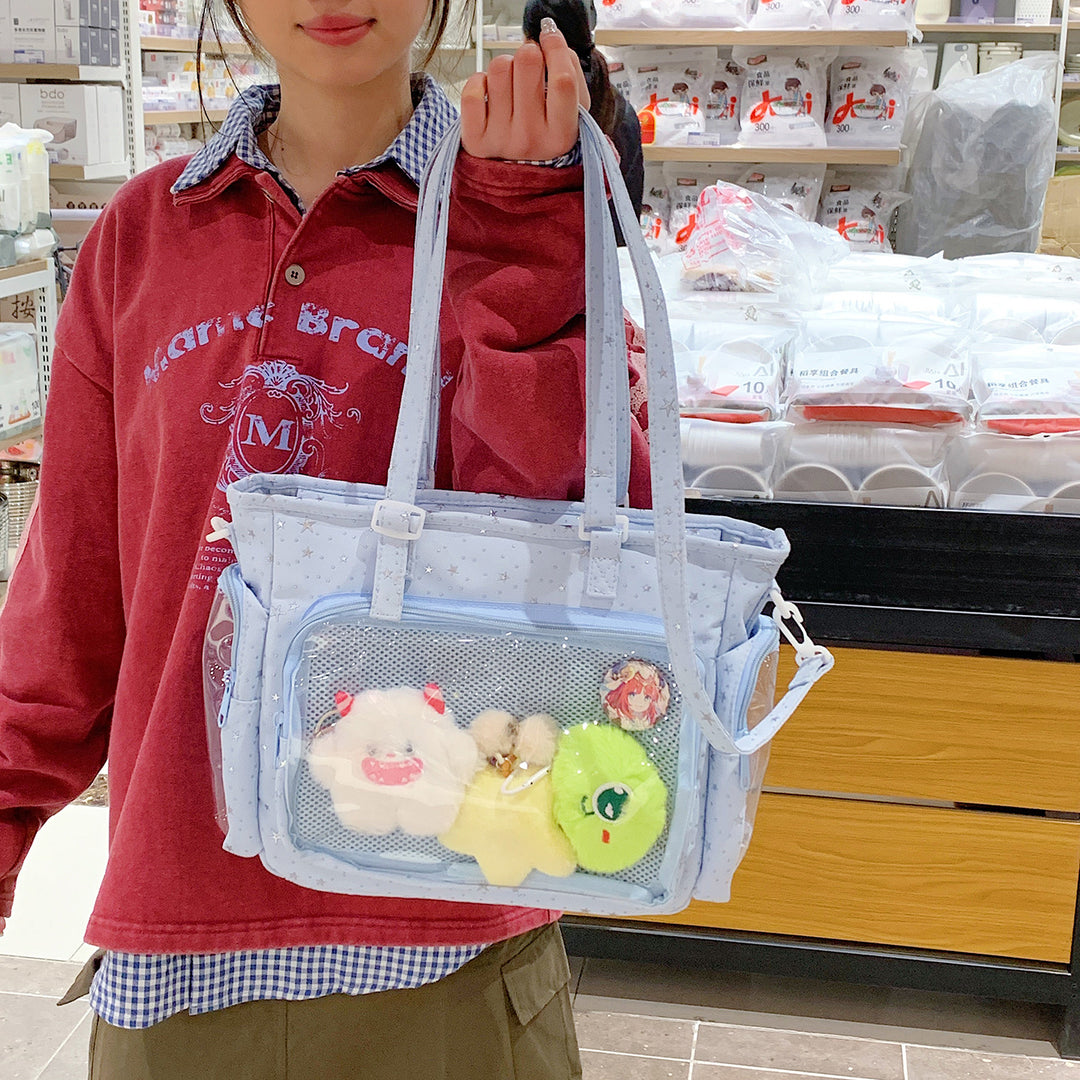 Cute Transparent Organizer Crossbody Bag Kalsten